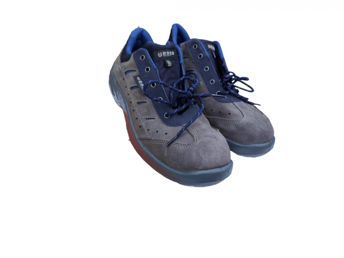 Pantofi de protectie BASE Protection Colosseum S1P SRC, mărime: 49, culoare: gri/cobalt, B0163GCR49 [2]