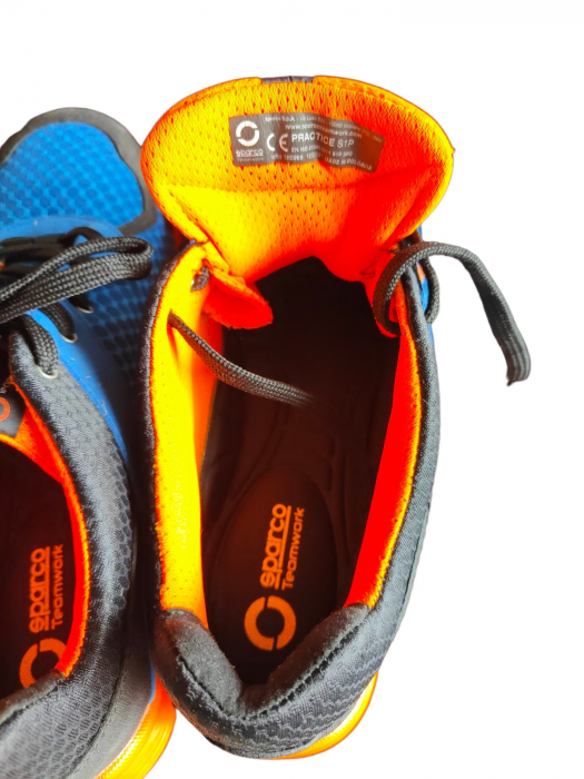 Pantofi sport SPARCO, 43 EU, Albastru/Portocaliu [4]