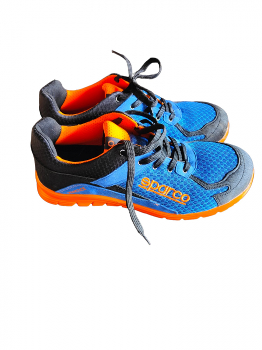 Pantofi sport SPARCO, 43 EU, Albastru/Portocaliu [3]