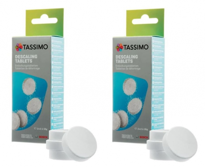 Pastile decalcifiere pentru espressor, TASSIMO 00311909, TCZ6004, 4 bucati pentru 2 utilizari [2]