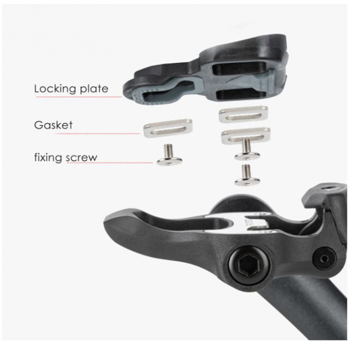 Pedala pentru bicicleta MTB si BMX Towwoo SPD, axă 9/16 inch (23/40 cm), 1 buc [3]