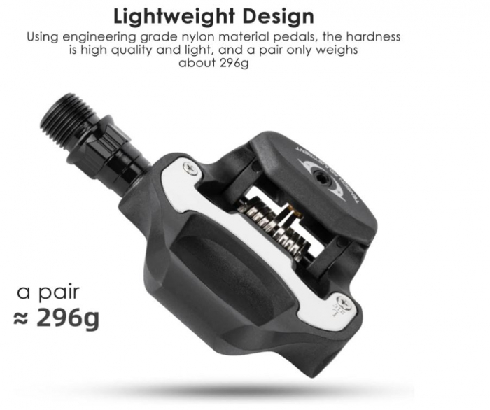 Pedala pentru bicicleta MTB si BMX Towwoo SPD, axă 9/16 inch (23/40 cm), 1 buc [9]