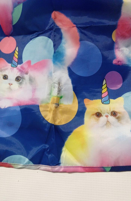 Pelerina de ploaie pentru copii Wawsam, model cu pisici, L 11-15 ani [3]