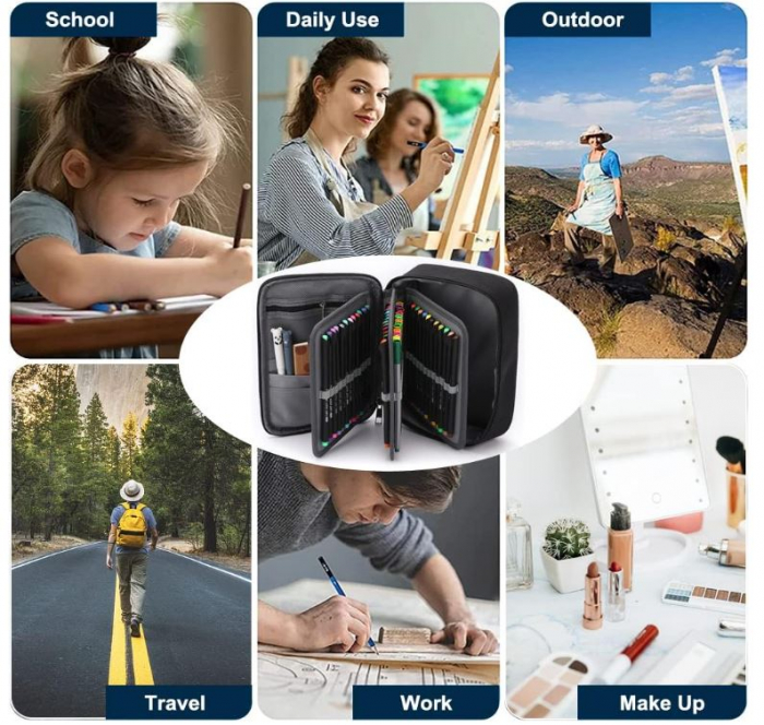 Penar pentru scoala Rairsky, 72 locuri, 23 x 17 x 7 cm, negru [6]