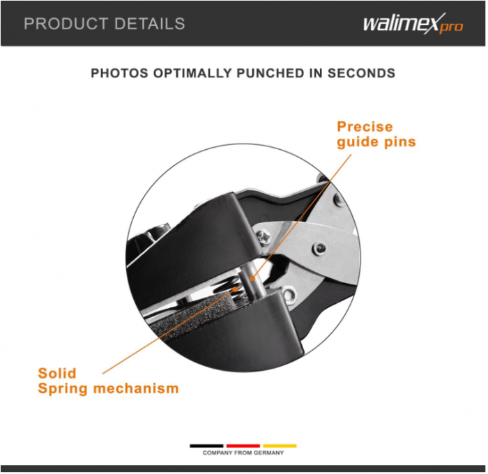 Perforator Walimex pro 35x45 mm pentru fotografii, documente, hartie [4]