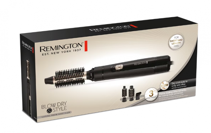 Perie cu aer cald Remington Blow Dry & Style, 800 W, AS7300, negru [5]