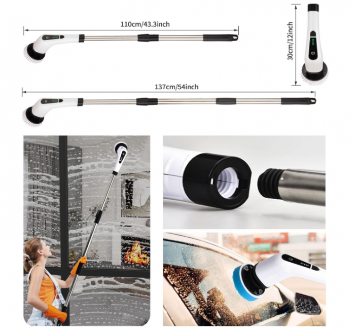 Perie electrica rotativa de curatare FARI, Scrubber Power, ANS-8050 [4]