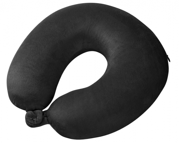 Pernă de călătorie pentru cap și gât Samsonite, din spumă cu memorie, negru [1]