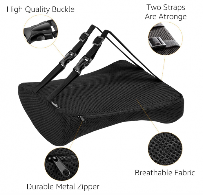 Pernă de sprijin pentru spate din spumă cu memorie [2]