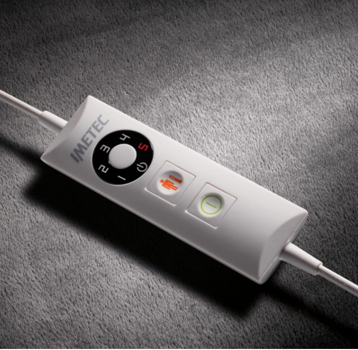 Pernă electrică de gat Imetec Intellisense, perna termica, 47 x 52 cm, gri [4]