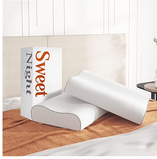 Pernă pentru gât Sweetnight din spumă cu memorie, 60 x 40 cm [4]