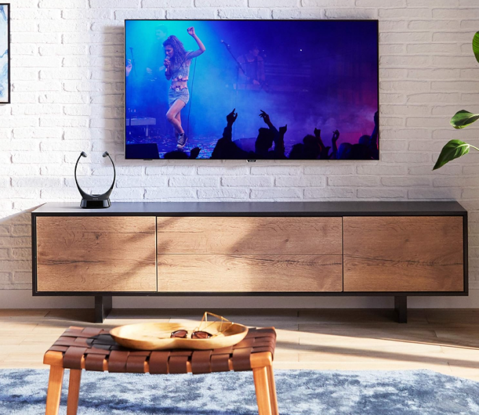 Philips E8005BK/10 Căști fără fir pentru televizor In-Ear cu conexiune digitală wireless, rază de 40 m [8]