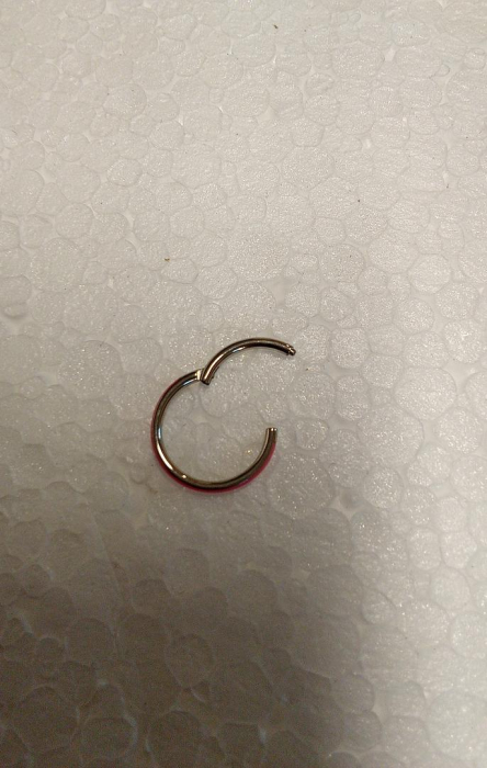 Piercing orbital AROWRO 16G, din oțel chirurgical 316L, roz [4]
