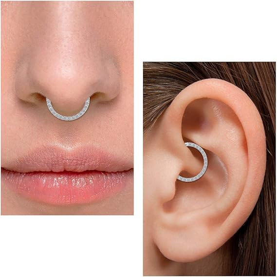Piercing pentru nas Briana Williams, oțel inoxidabil, 8 mm [4]