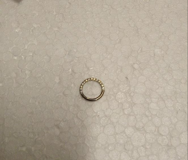Piercing pentru nas Briana Williams, oțel inoxidabil, 8 mm [2]