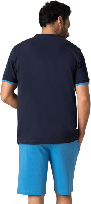 Pijamale cu maneca scurta pentru barbati Eminence Chic Timeless, albastru, M [2]