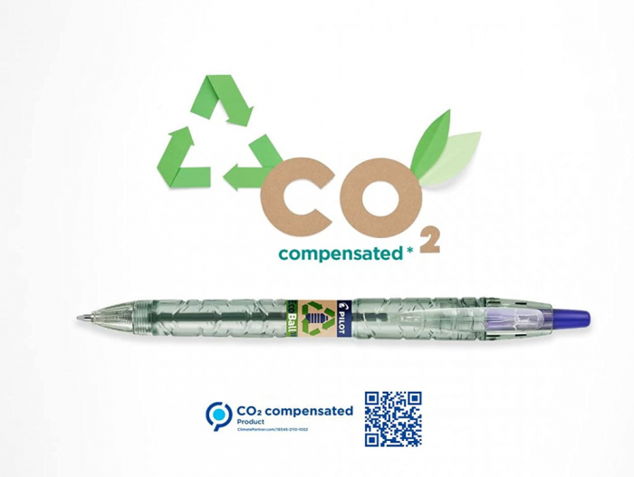 Pilot Set 4 pixuri cu bila reincarcabil B2P Ecoball 1.0, Negru, Albastru, Roșu, Verde [3]