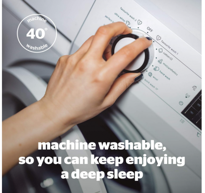 Pilotă Silentnight Deep Sleep King 7.5 Tog, Dimensiune King, 225 x 220 cm, Alb [6]