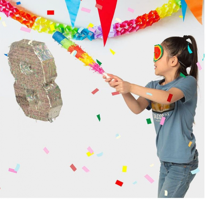 Pinata pentru zile de nastere Boland, numarul 6, 40 x 28 x 8 cm [8]