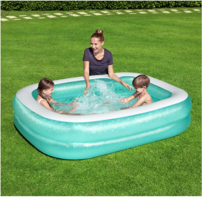 Piscina gonflabila, Bestway 54005 Family, 201 x 150 x 51 cm, pentru adulti si copii [5]