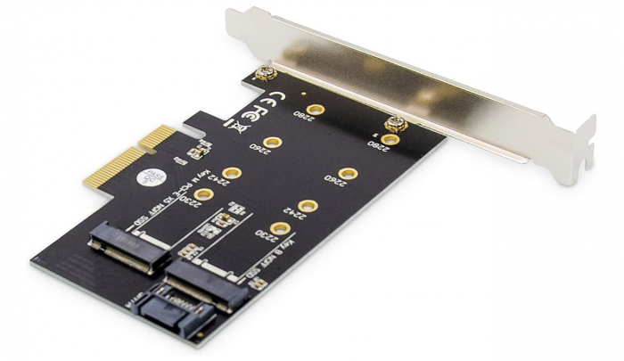 Placa de expansiune DIGITUS IO, M.2 NGFF/NVMe SSD PCIe 3.0 [4]