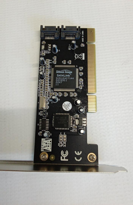 Placa de expansiune KALEA-INFORMATIQUE, PCI către SATA cu 2 porturi independente sau Raid 0.1, chipset Silicon Image SIL3112 [3]