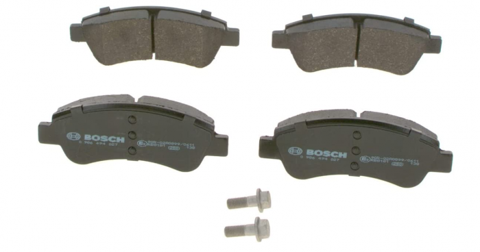 Plăcuțe de frână Bosch BP318, punte față, certificare ECE-R90, 1 set de 4 plăcuțe [2]