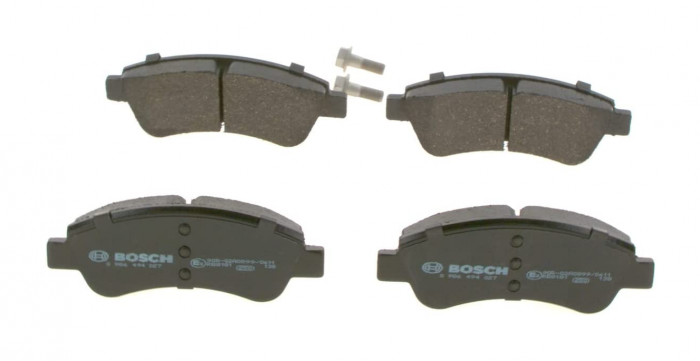 Plăcuțe de frână Bosch BP318, punte față, certificare ECE-R90, 1 set de 4 plăcuțe [6]