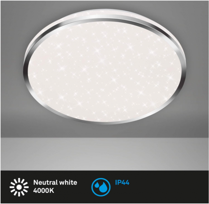 Plafoniera LED Briloner Leuchten, 18 Wati, 1800 lumeni, 400 Kelvin, 330 x 66 mm [3]