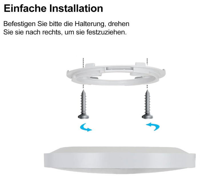 Plafoniera LED CBJKTX, 30 W, IP44 [10]