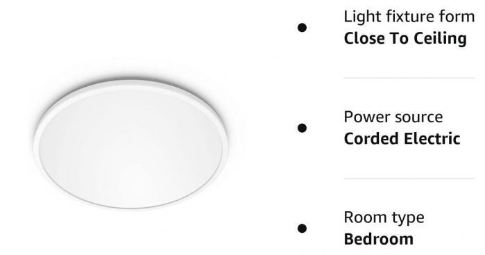 Plafoniera LED Philips SuperSlim SceneSwitch 2700K 18W (alb cald - alb) [9]