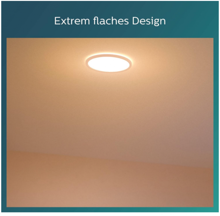 Plafoniera LED Philips SuperSlim SceneSwitch 2700K 18W (alb cald - alb) [7]