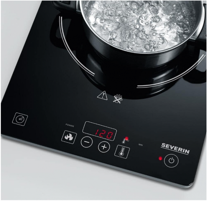 Plita cu inductie Severin Kp 1071, 2000W, Temperatura Reglabila, 10 Nivele, Sticla ceramica [2]