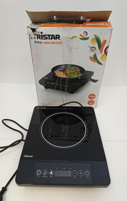 Plita cu inductie TRISTAR IK-6178, 2000 W, Indicator LED, 8 setari, Negru [2]