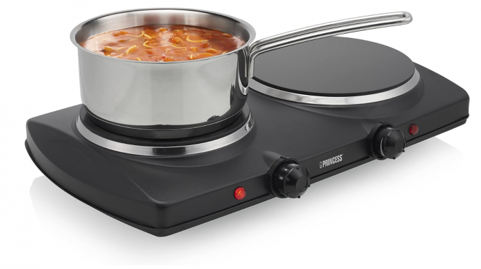 Plită electrică dublă ceramică Princess 303021, 16 și 19 cm, 800 și 1200 W, Negru [6]
