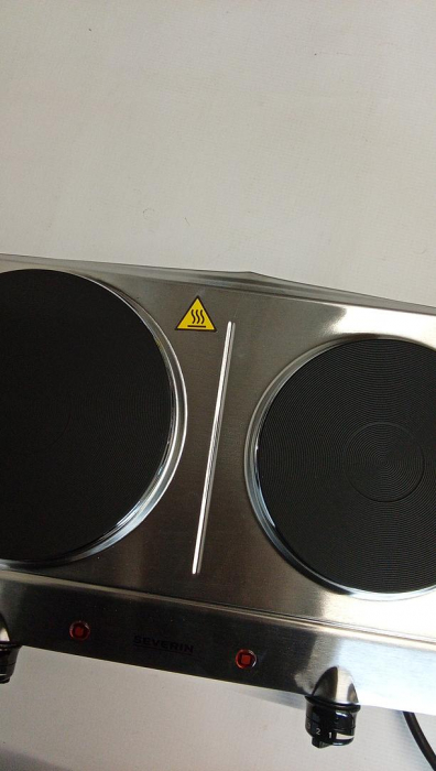 Plita electrica dubla SEVERIN DK 1014, 2500W, otel inoxidabil [3]