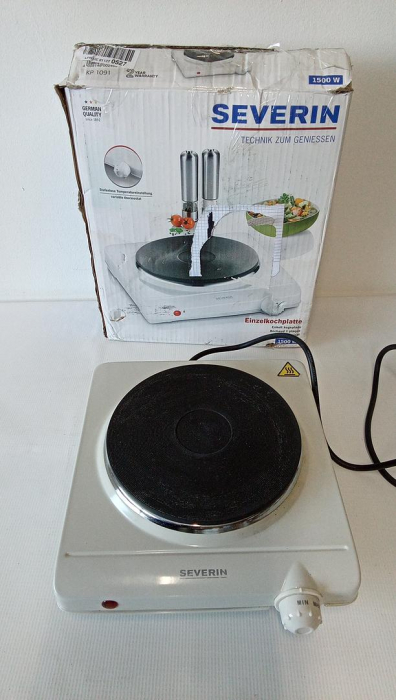 Plita electrica SEVERIN pentru masa, alb, 1.500 W, KP 1091 [3]