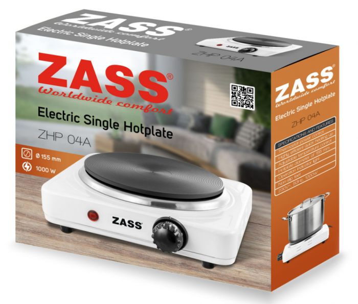 Plita electrica Zass ZHP 04A, 1000W, 1 ochi, Temperatura 400 grade [5]