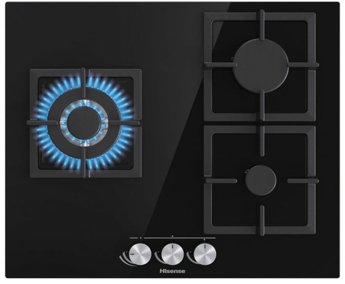 Plita incorporabila Hisense GG633B, Gaz, 3 arzatoare, negru [9]