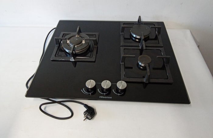 Plita incorporabila Hisense GG633B, Gaz, 3 arzatoare, negru [2]