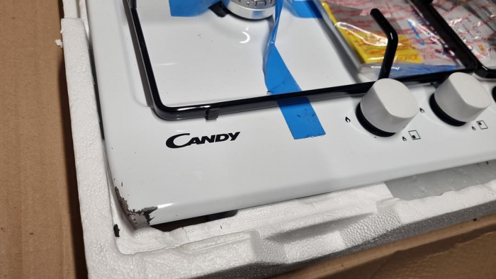 Plita pe gaz Candy CHW6BRWW, 4 arzatoare, 60 cm [2]