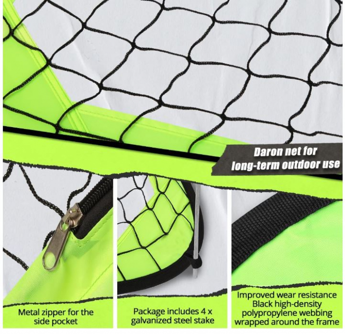 Poartă de fotbal pentru copii BAYINBULAK, 70 x 100 cm [5]