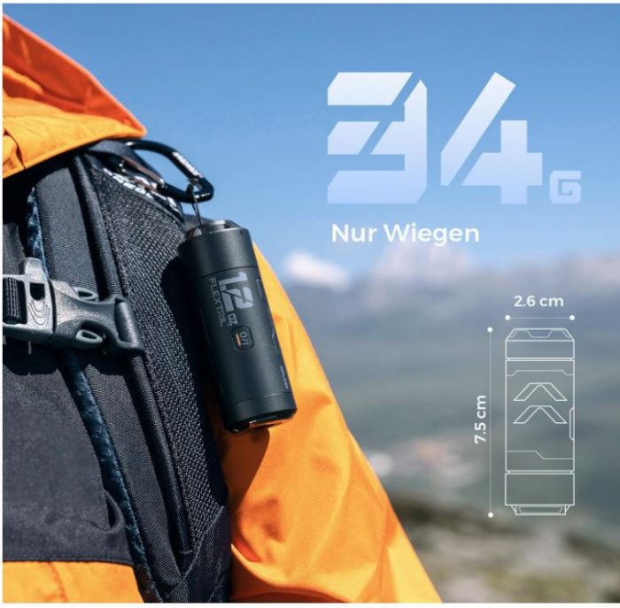 Pompă de aer electrică FLEXTAILGEAR, cu baterii, zgomot redus, 2.5kPa [7]