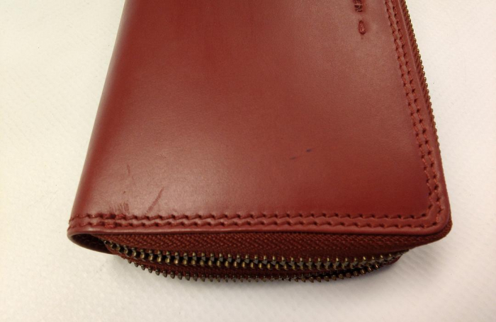 Portofel dama de piele Lavalen, protectie RFID, rosu, 20 x 11 x 4 cm [3]