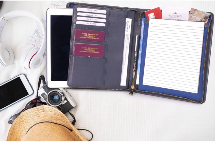 Portofel din piele CATWALK COLLECTION, cu fermoar [2]