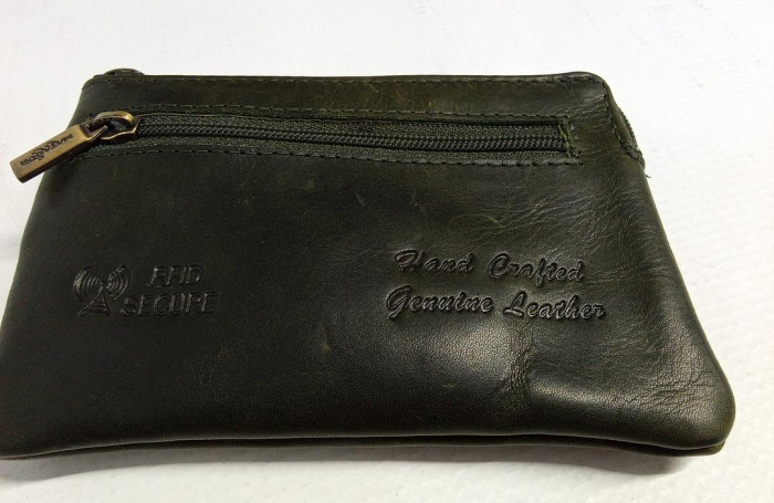 Portofel din piele MATADOR K-0111, protectie RFID, verde [3]