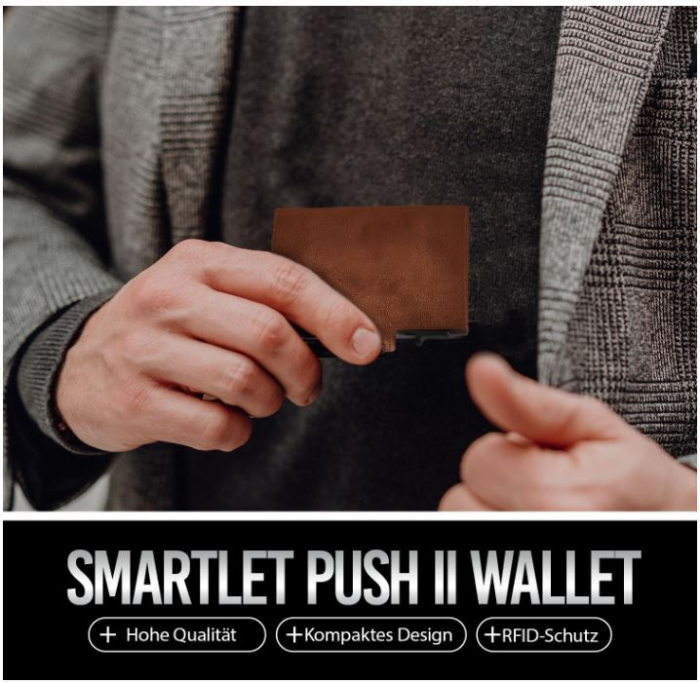 Portofel GenTo Smartlet, cu protectie RFID, maro [6]