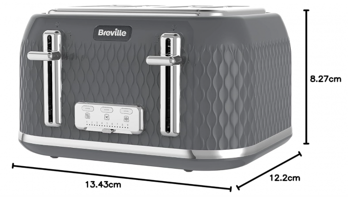 Prajitor de pâine Breville Curve cu 4 felii [8]