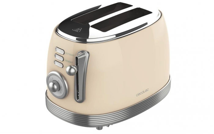 Prajitor de paine Cecotec Toast&Taste 800 Vintage, 850 W, Slot dublu, 03212 [1]