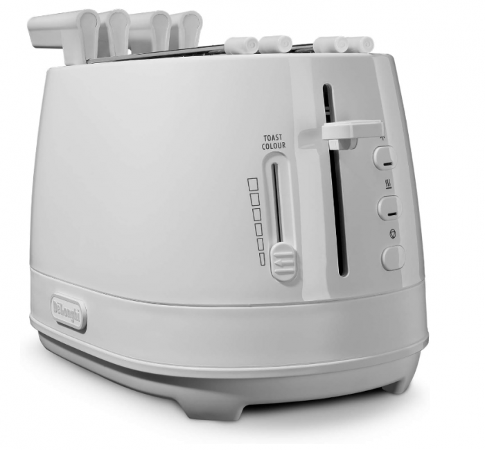 Prajitor de pâine De'Longhi CTLAP2203.W, 550 wați, alb [2]